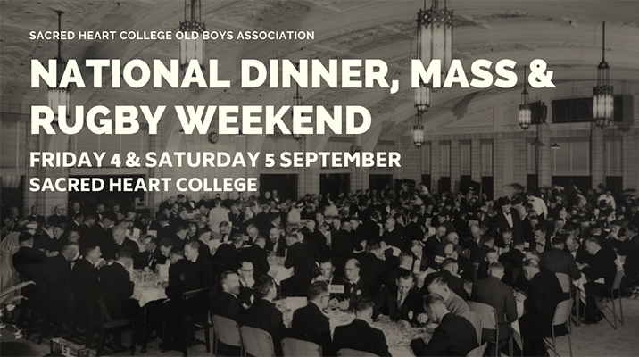 National Dinner, Mass & Rugby Weekend Ticket Tile